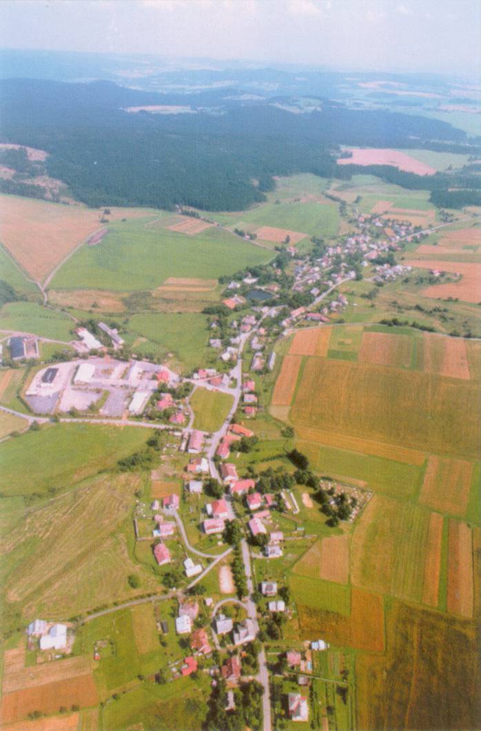 Bird's-eye view of Frysava.